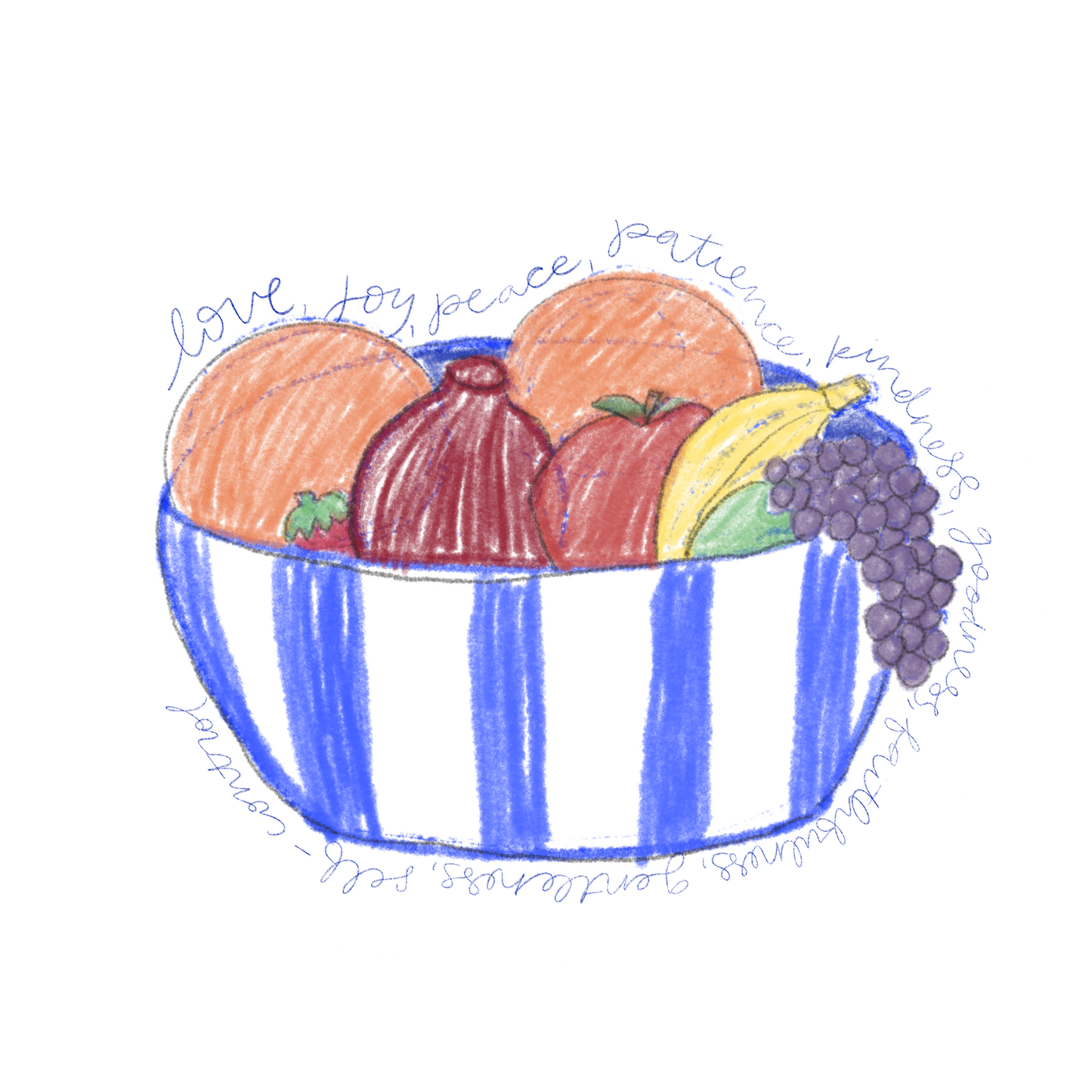 Fruit Bowl Sticker